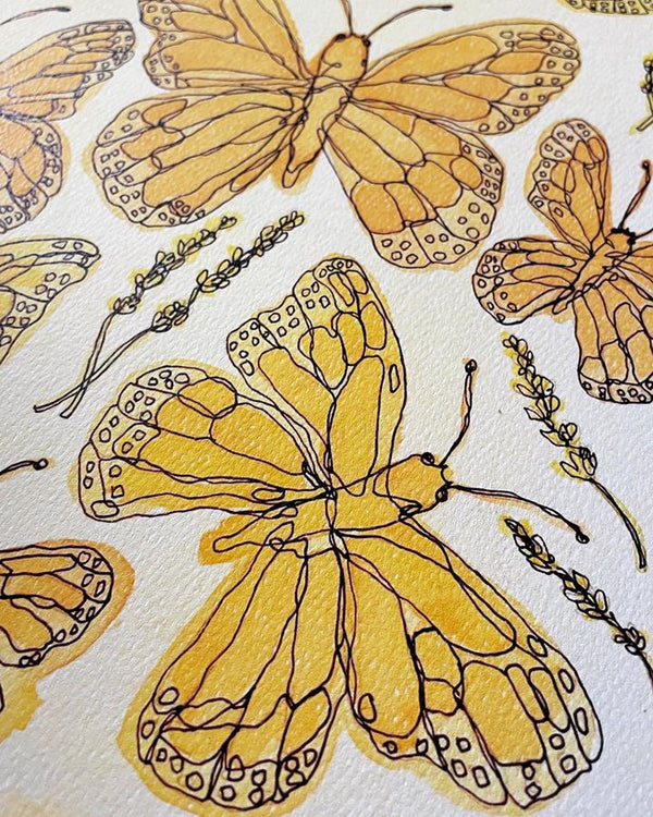 Butterfly Print by Kim Hoppe