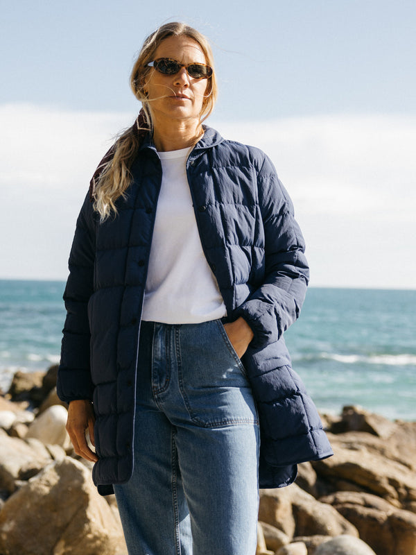 Women's Lapwing Coat - Deep Blue