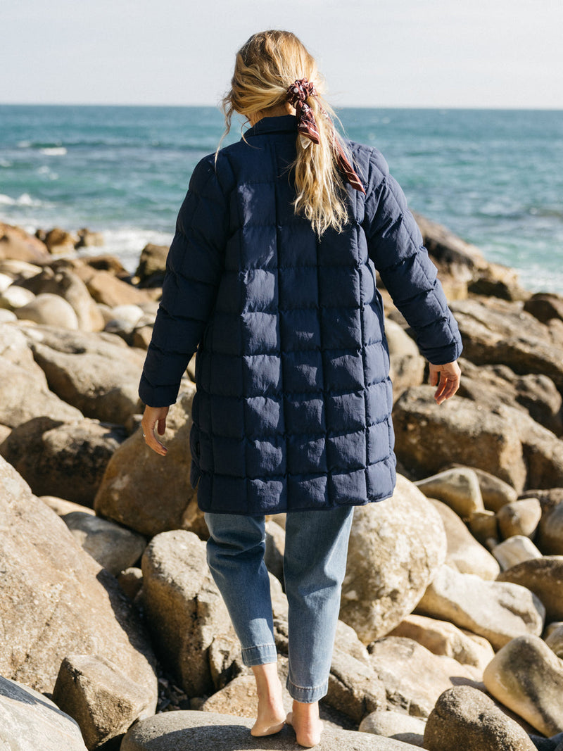 Women's Lapwing Coat - Deep Blue