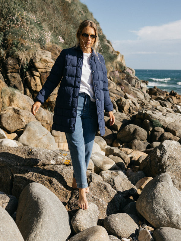 Women's Lapwing Coat - Deep Blue