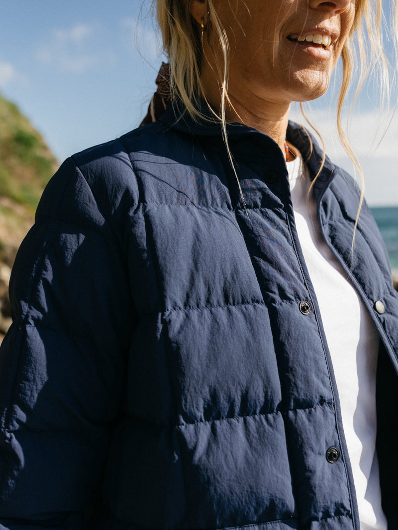 Women's Lapwing Coat - Deep Blue