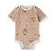 Mushroom Organic Cotton Short Sleeve One Piece
