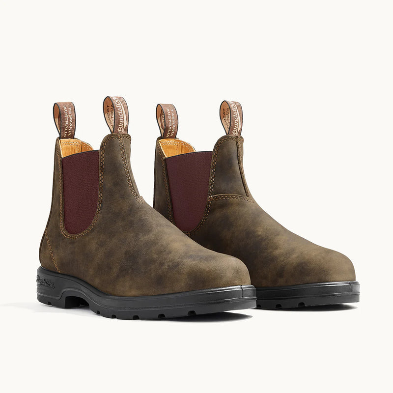 Blundstone 585 サイドゴアブーツ Rustic Brown UK7 Blundstone 585 Rustic Brown Chelsea Boot | Heritage Goods and Supply