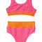 Seaesta Surf Crinkle Color Block Two-Piece Swimsuit – Girls