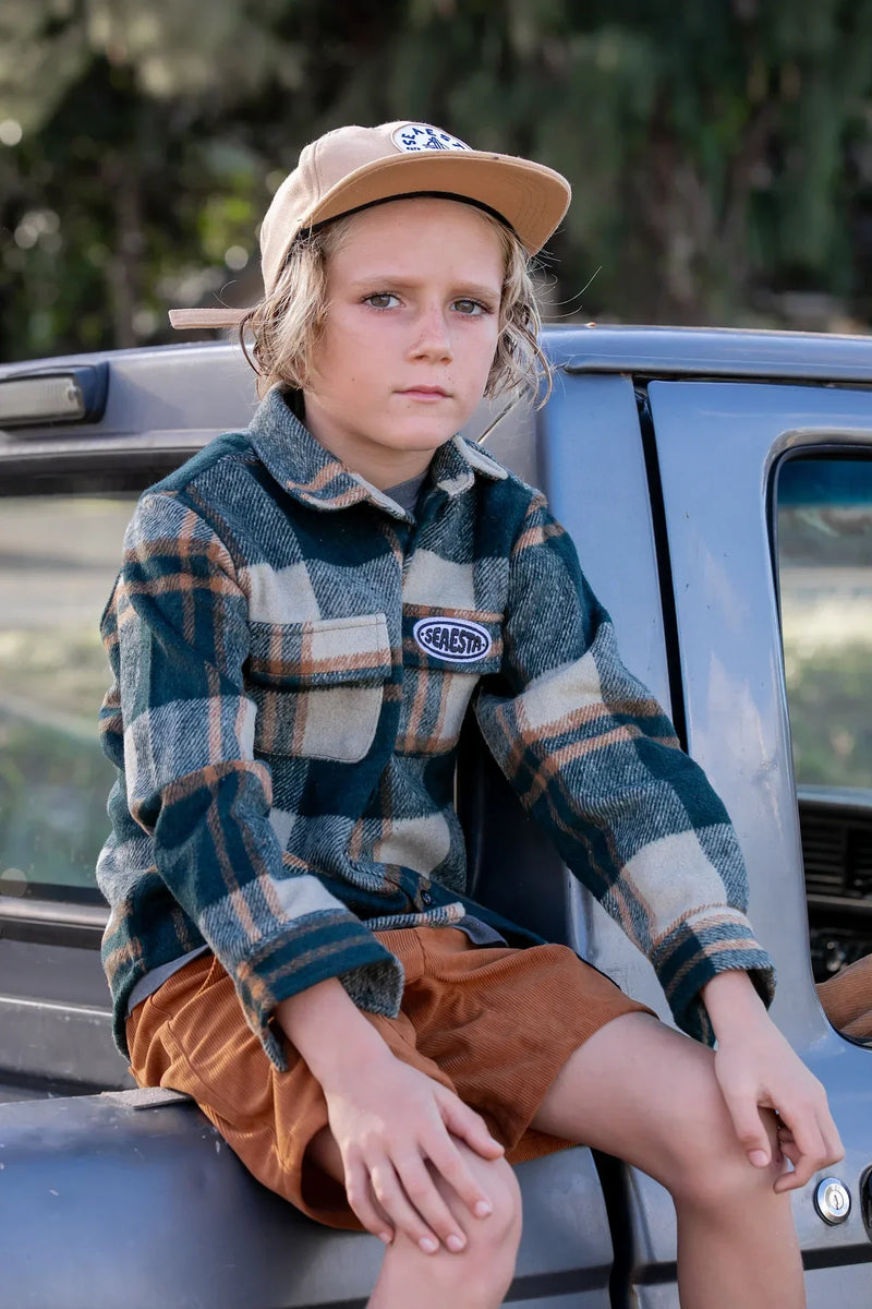 Youth Patch Flannel Shirt