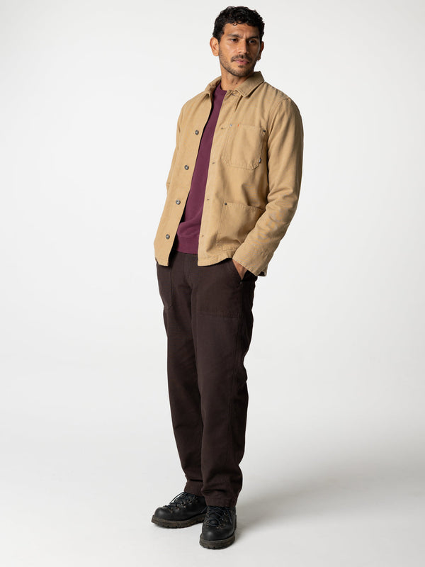 Men's Basset Flannel Lined Jacket - Khaki