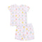 Spring Blooms Bow Trellis Loungewear Short Set