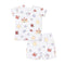 Sunny Sandcastles Loungewear Short Set