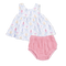 Ribbon Bouquets Dress with Bow and Bloomer