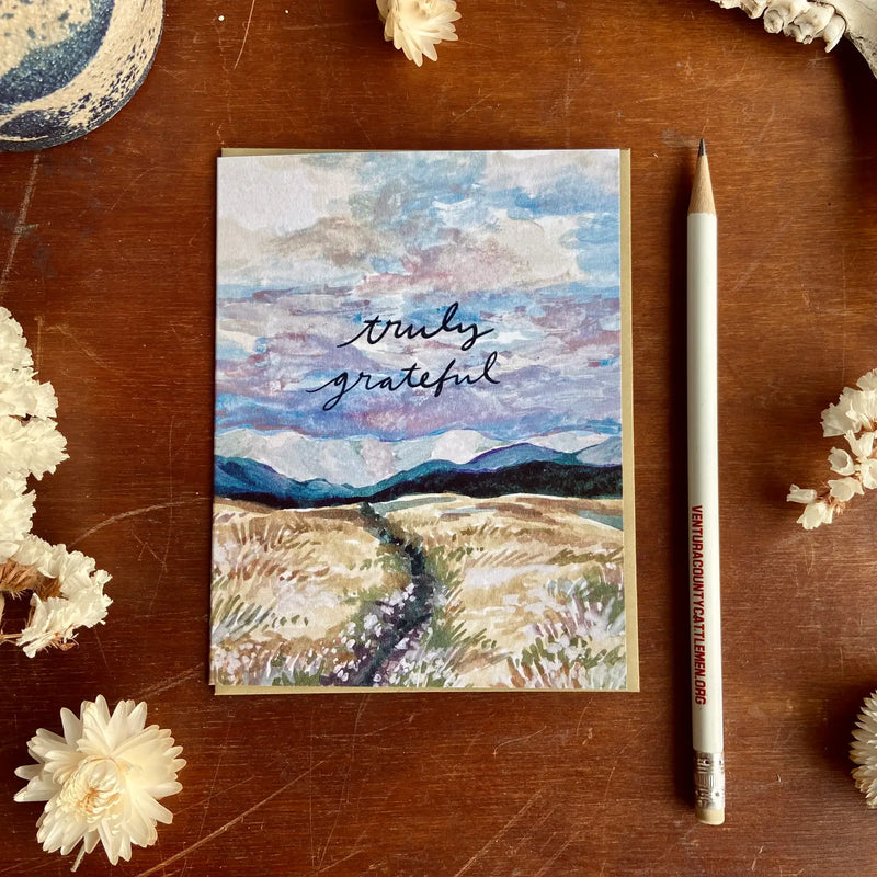 Truly Grateful Card by Little Salt Wagon