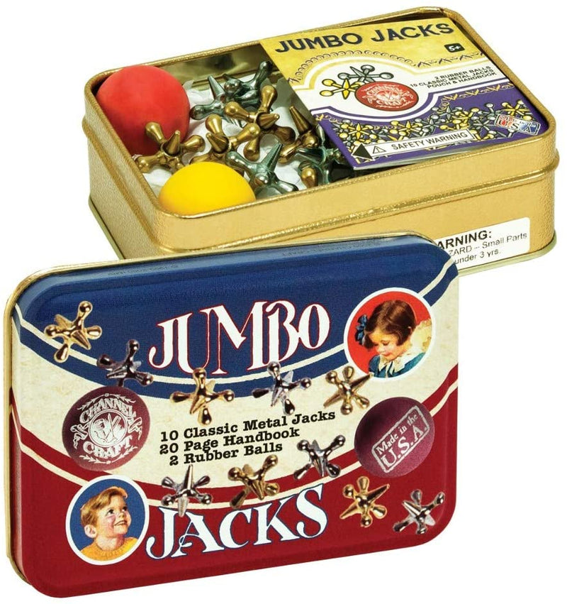 Channel Craft Jumbo Jacks in a Classic Toy Tin