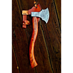 Damascus handmade axe