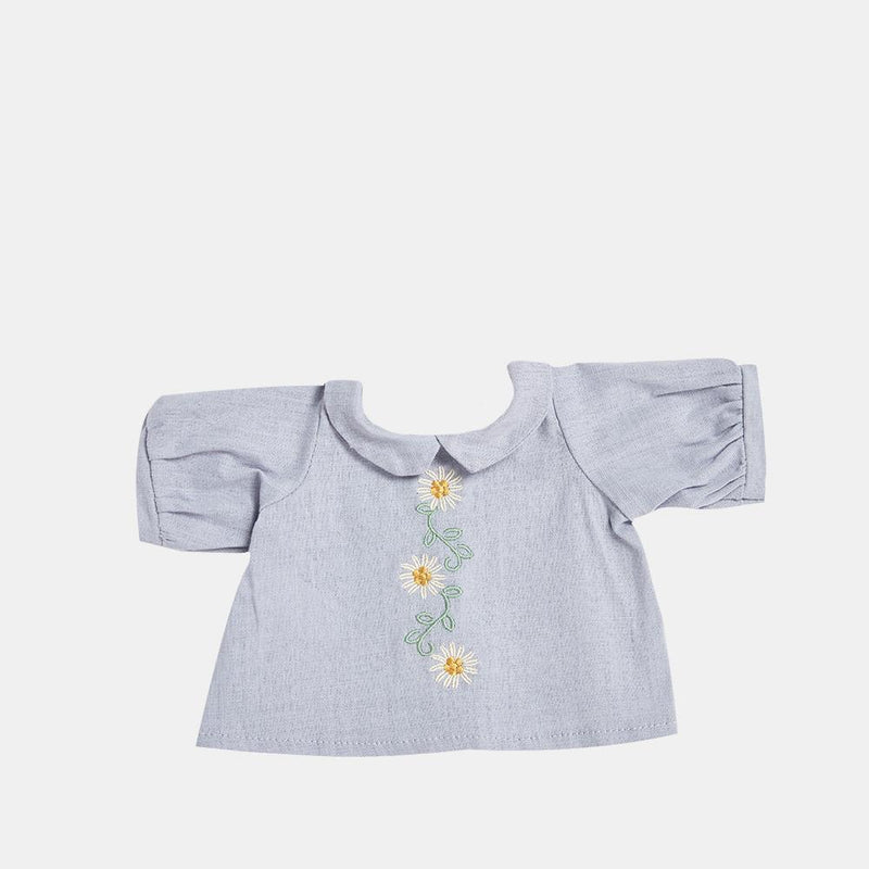 Dinkum Doll Cotton Daisy Dress - cornflower blue