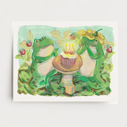 Frog Party Card