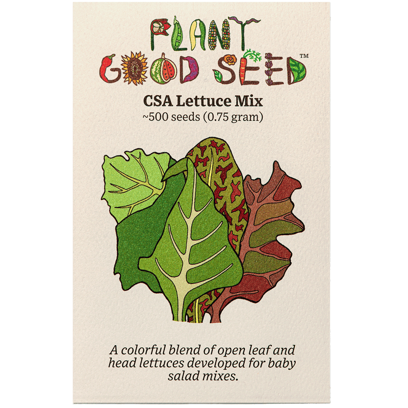 Community Supported Agriculture (CSA) Lettuce Mix Seeds