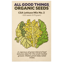 Community Supported Agriculture (CSA) Lettuce Mix No. 2 Seeds