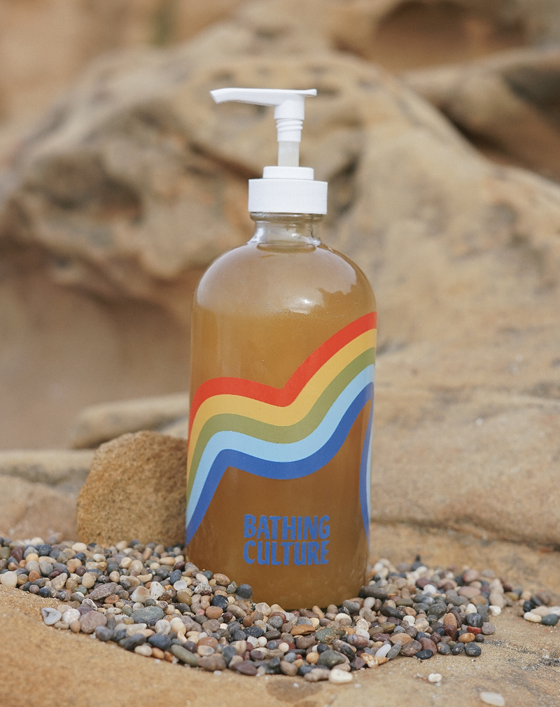 Bathing Culture Refillable Rainbow Glass Mind and Body Wash 16oz