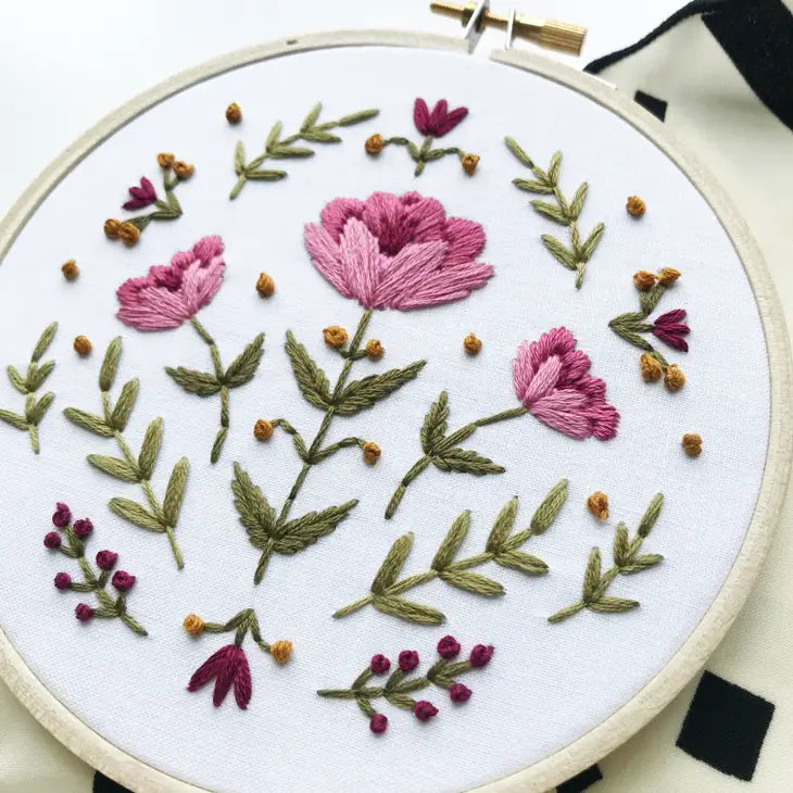 Rose Embroidery Kit