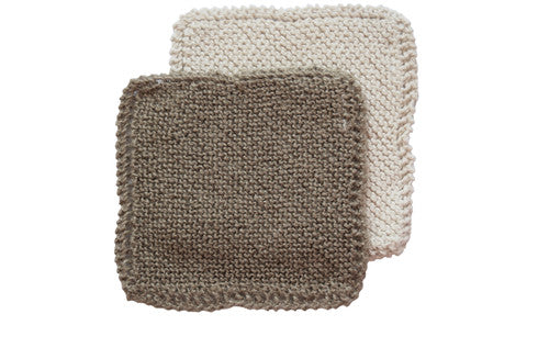 Jute and Organic Cotton Scrubber Set of 2