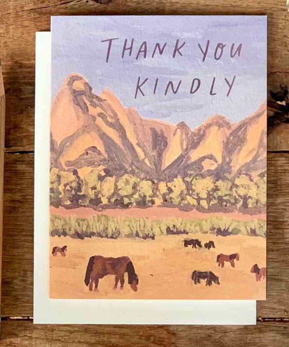 Thank You Kindly Card by Little Salt Wagon