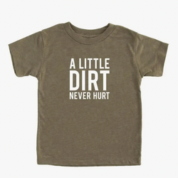 A Little Dirt Never Hurt: Kid's T-Shirt by Nature Supply Co.