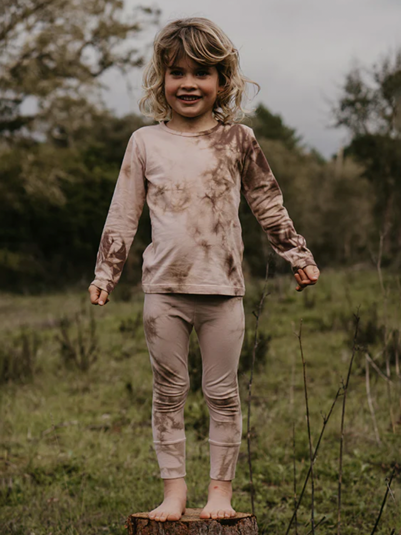 The Tie-Dye Top in Blush by The Simple Folk- Children’s