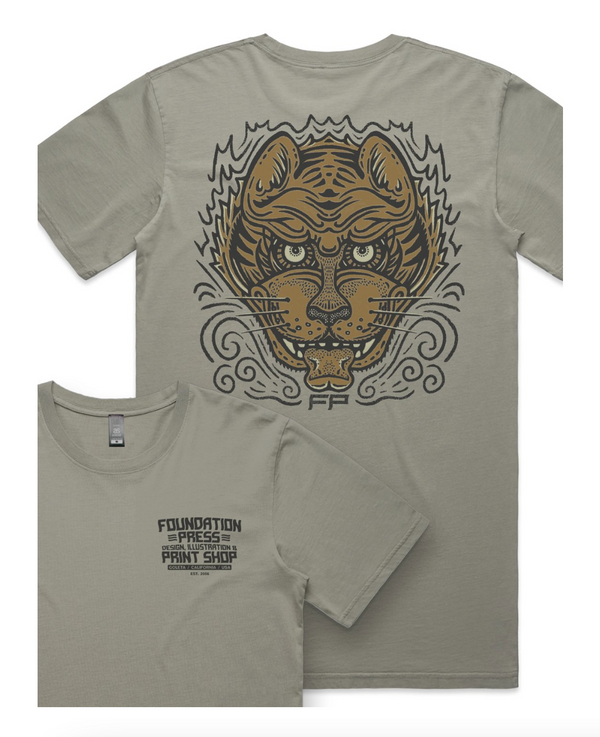 FP Tiger Head T-Shirt By Hello Coyote