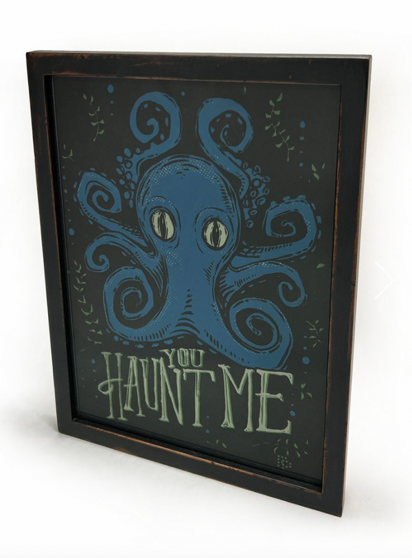 You Haunt Me Print By Hello Coyote
