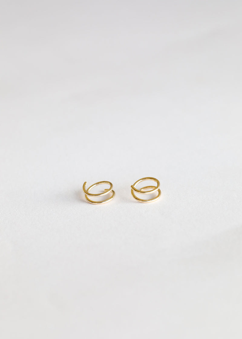 Spiral Minimalist Earrings