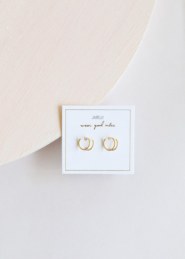 Spiral Minimalist Earrings
