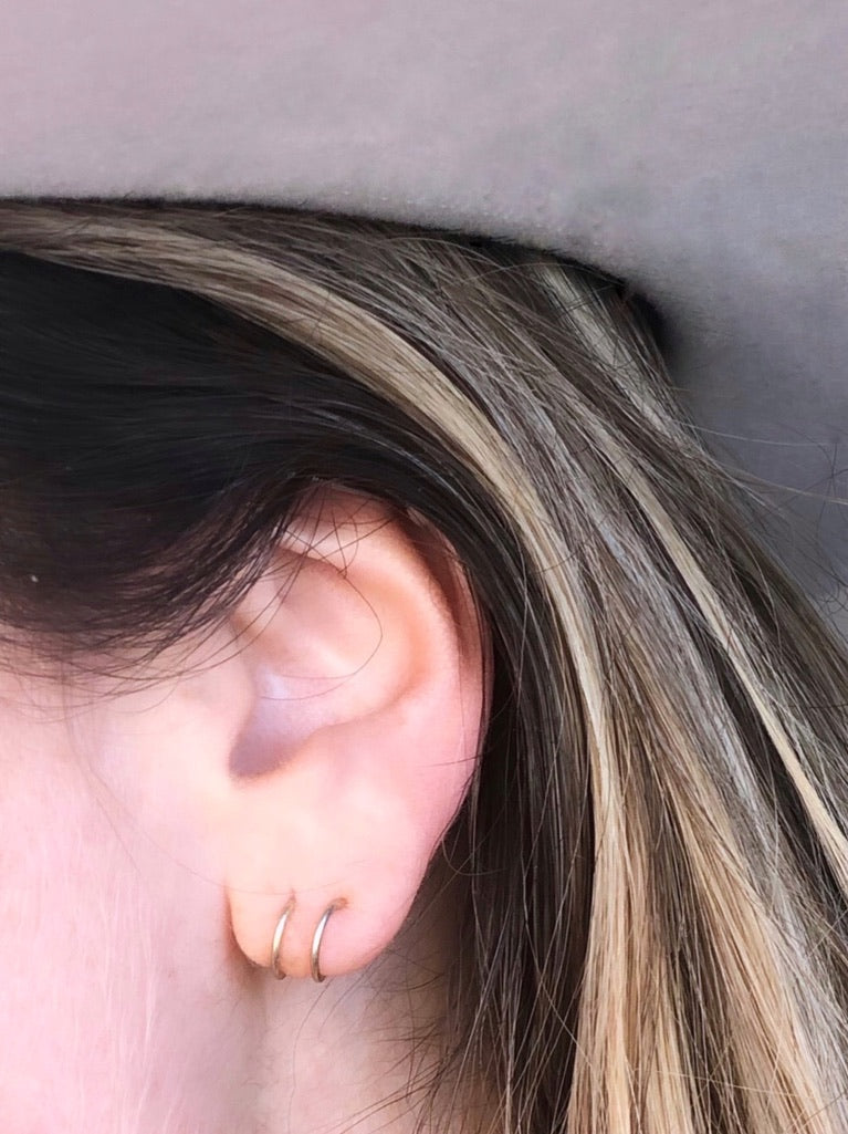 Spiral Minimalist Earrings