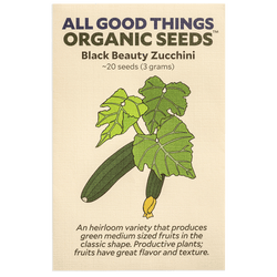 Black Beauty Zucchini Seeds