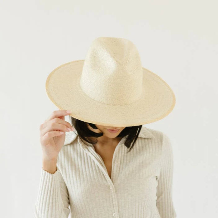 Never worn Gigi pip cove wide brim straw hat GIGI PIP Cove Natural Wide Brim Straw Hat main image 3