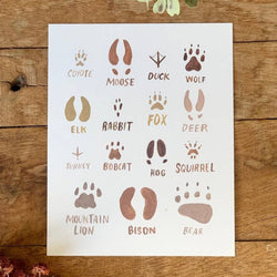 Animal Tracks Print