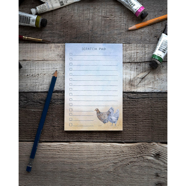 Chicken Scratch Pad Notepad