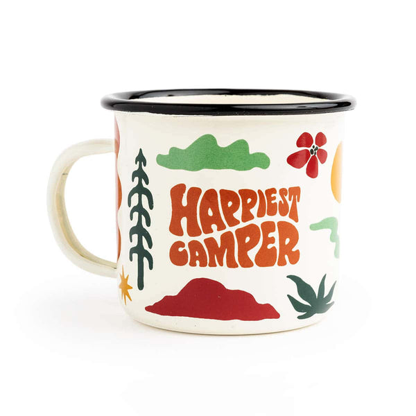 Trek Light Gear Happiest Camper Enamel Mug