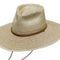 4" Brim Palm Leaf Oak Colored Hat