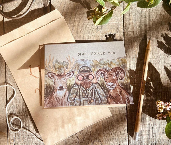 Glad I Found You Card by Little Salt Wagon