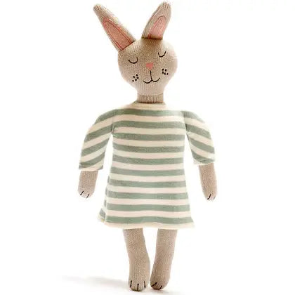 Organic Cotton Knitted Bunny Doll