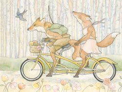 Outing For Foxes Card by Natalie Groves