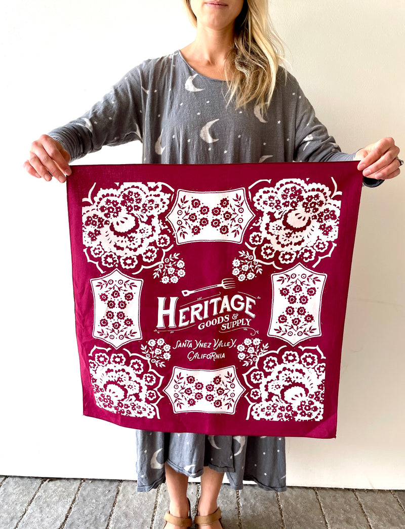 Heritage Goods & Supply Santa Ynez Valley Bandana
