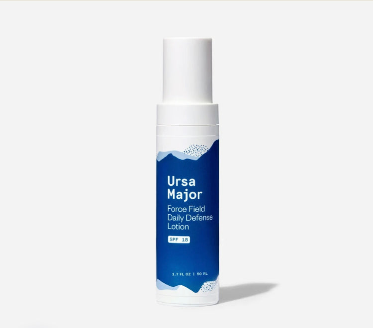 Ursa Major Force Field Daily Defense Lotion with SPF 18 3oz.