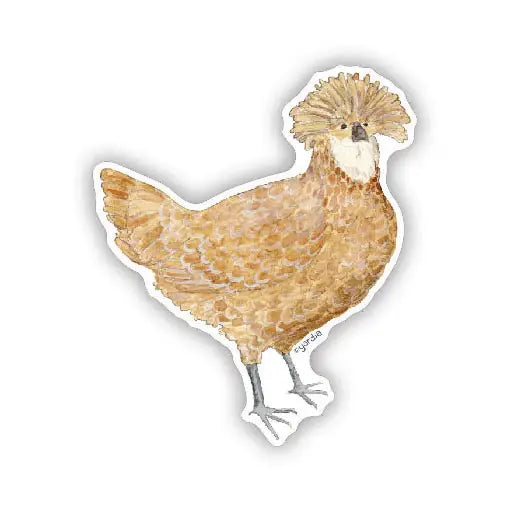 Polish Hen Sticker