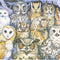 Gathering of Owls Card by Natalie Groves