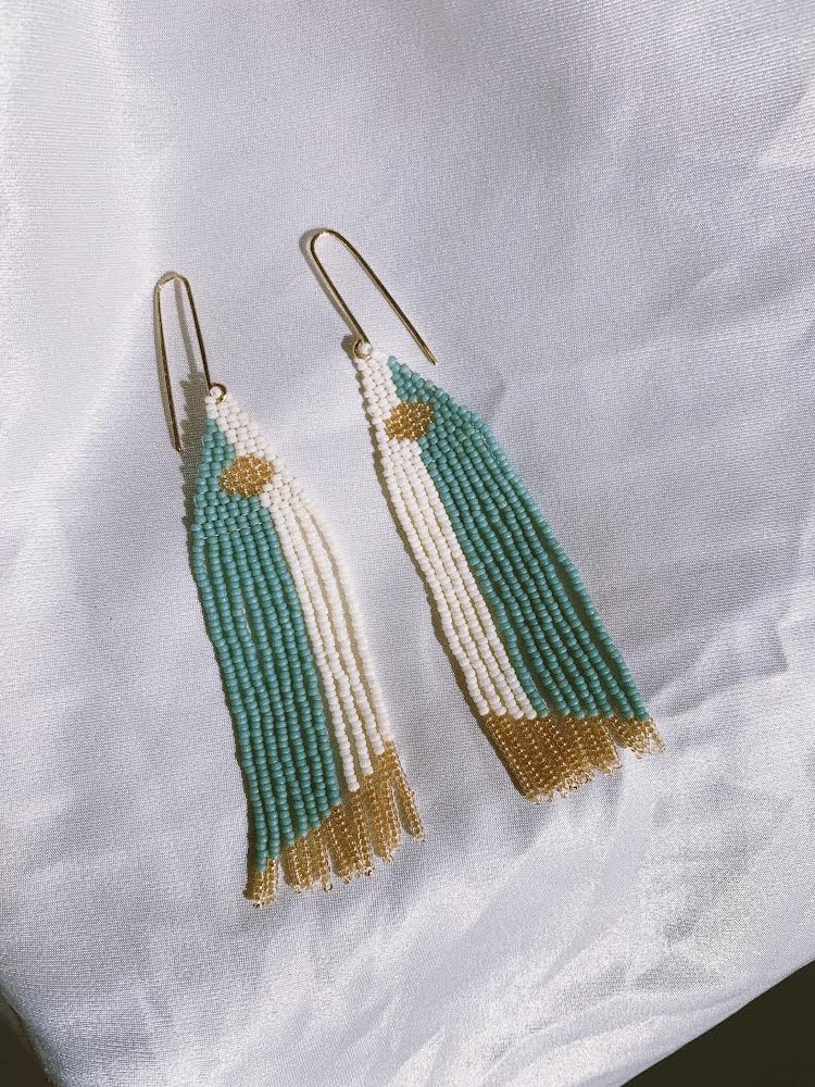 Bead Weaving Earrings Workshop - CARPINTERIA