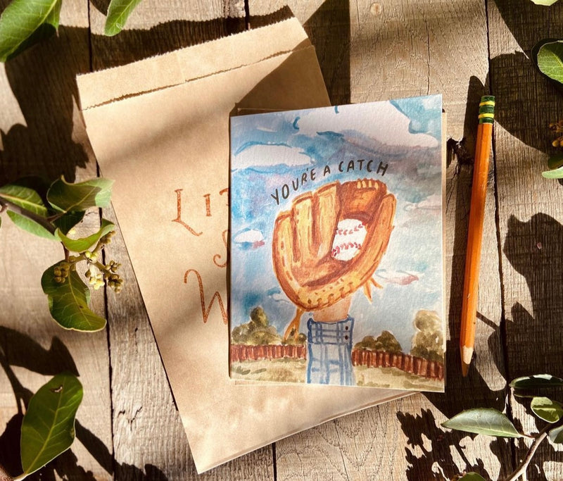 You're A Catch Card by Little Salt Wagon
