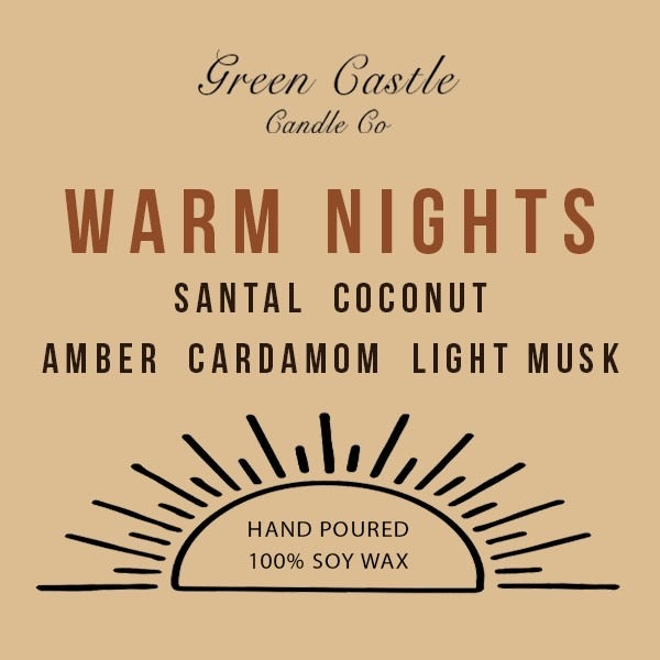 Warm Nights Seasonal Collection Candle