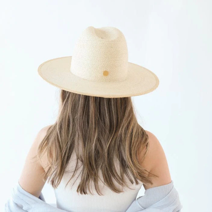 GIGI PIP Cove Wide Brim Straw Hat with Brown Band Cove Straw Sun Hat | Women main image 2